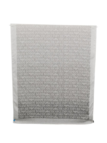 Emporio Armani Allover logo stole
