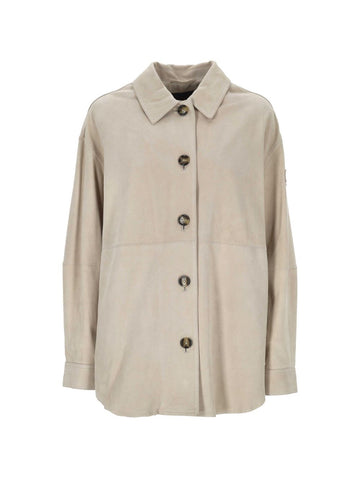 Peuterey Lya suede leather jacket