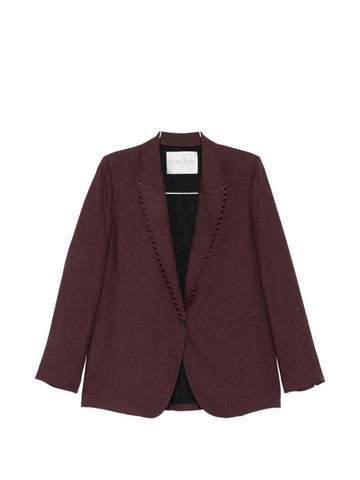 Forte Forte Linen single-breasted jacket