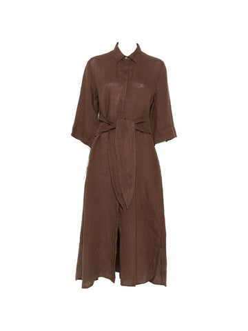 Archivio '67 Linen chemisier dress