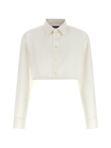 Balenciaga Cotton cropped shirt