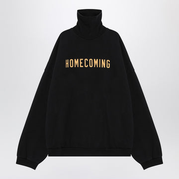 Fear of God Essentials High-necked black Homecoming sweatshirt