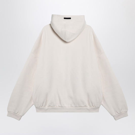 Fear of God Essentials White hoodie with logo