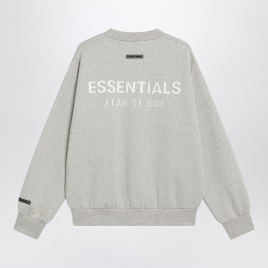 Fear of God Essentials Greige brushed cotton sweatshirt