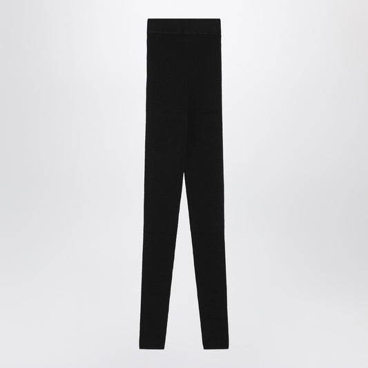 Fear of God Essentials Black leggings in stretch Waffle fabric