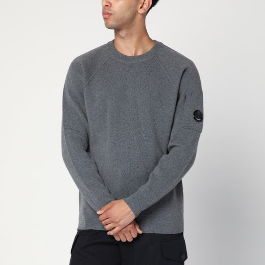 C.P. Company Grey wool-blend sweater