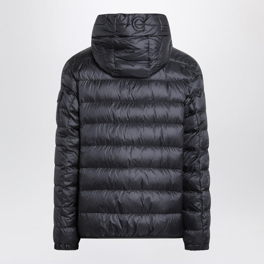 Moncler Short blue zip-up puffer