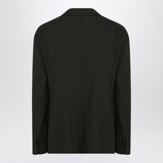 Tagliatore Single-breasted green jacket in virgin wool