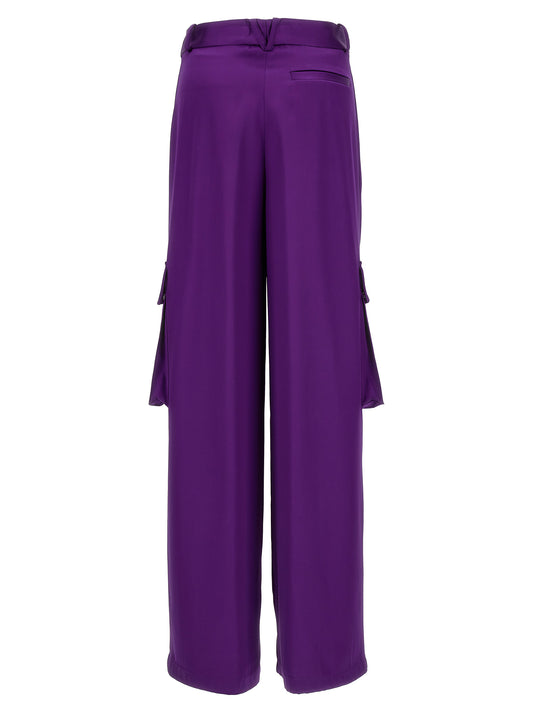 Versace Satin Cargo Pants