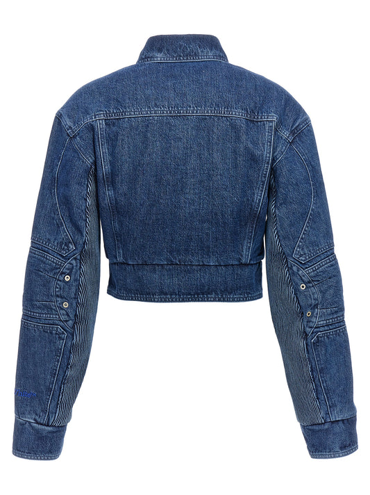 Off White Motorcycle Denim Jacket