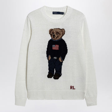 Polo Ralph Lauren White Polo Bear sweater