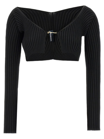 Jacquemus Le Maille Pralu Cropped Cardigan