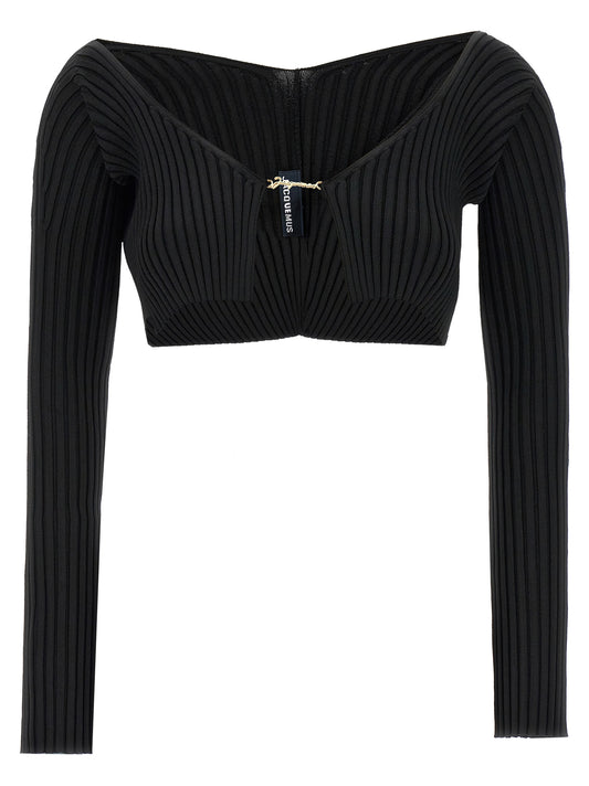 Jacquemus Le Maille Pralu Cropped Cardigan