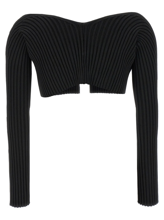 Jacquemus Le Maille Pralu Cropped Cardigan