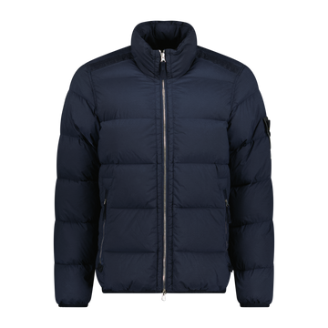 Stone Island Puffer Jacket In Seamless Tunnel Nylon Navy