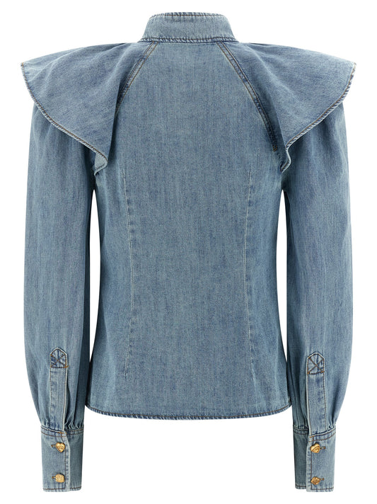 Zimmermann Crush Denim Blouse