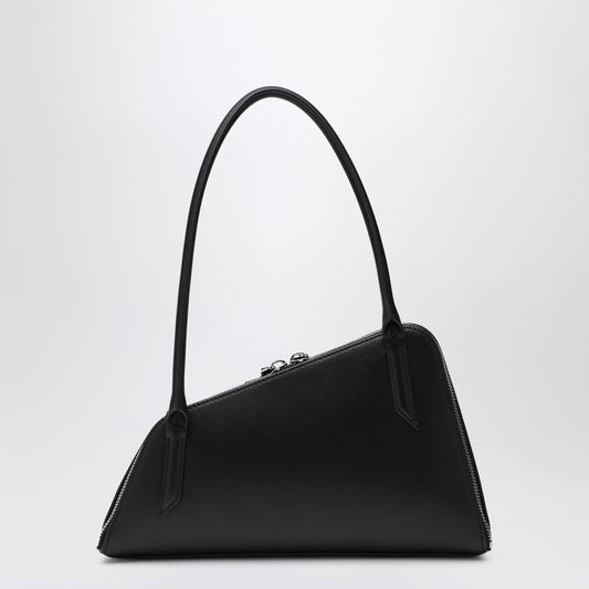 The Attico Black leather Sunrise bag