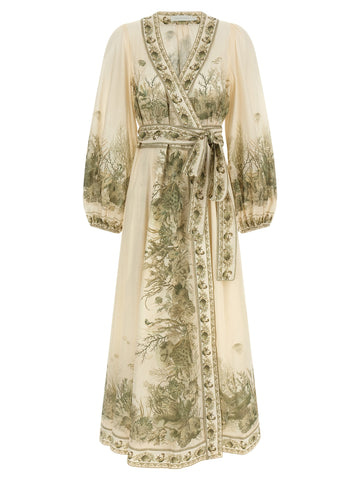 Zimmermann Wanderlust Wrap Midi Dress