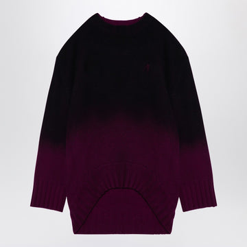 The Attico Oversized pink degrade jumper