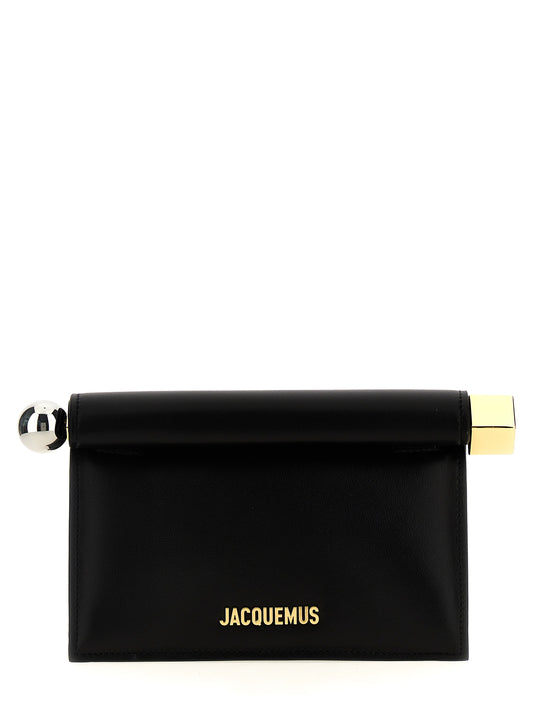 Jacquemus La Petite Pochette Rond Carré Clutch