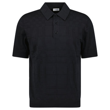 Burberry 'Kieran' Knit Polo-Shirt Black