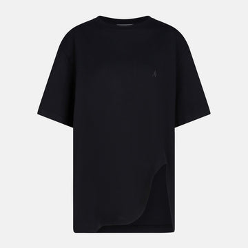 The Attico Black cotton T-shirt