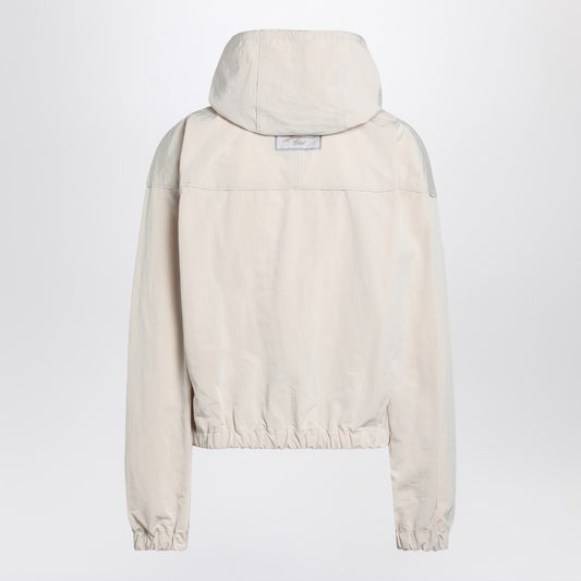 JACQUEMUS Bateau ivory windbreaker jacket