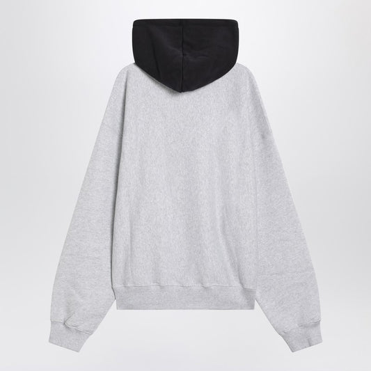 JACQUEMUS Light grey Le Hoodie Baseball sweatshirt