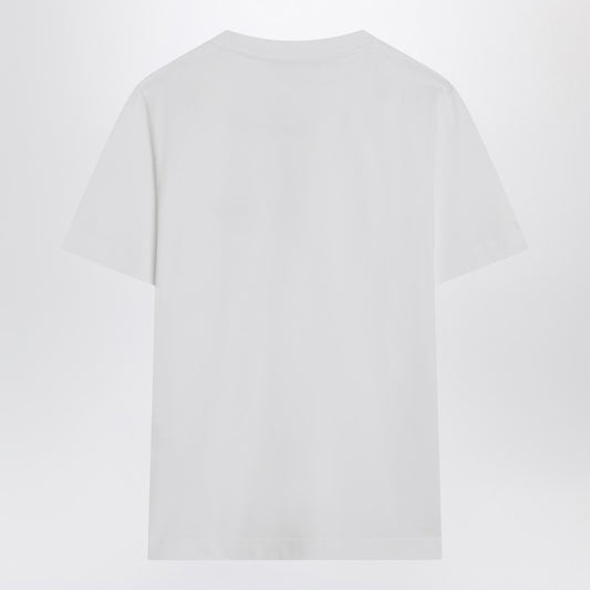 JACQUEMUS White T-shirt with logo patch