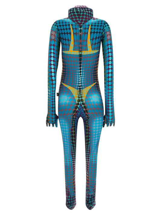 Jean Paul Gaultier Re-edition - The Blue Dots Print Jumpsuit