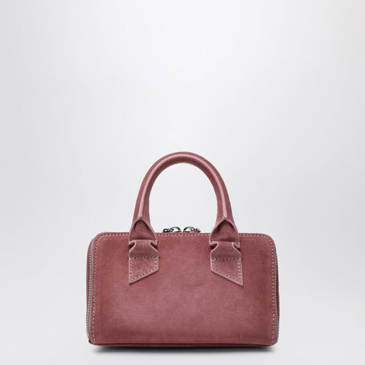 The Attico Pink suede Friday mini bag