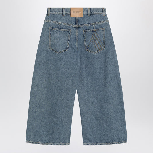 The Attico Light blue cropped jeans