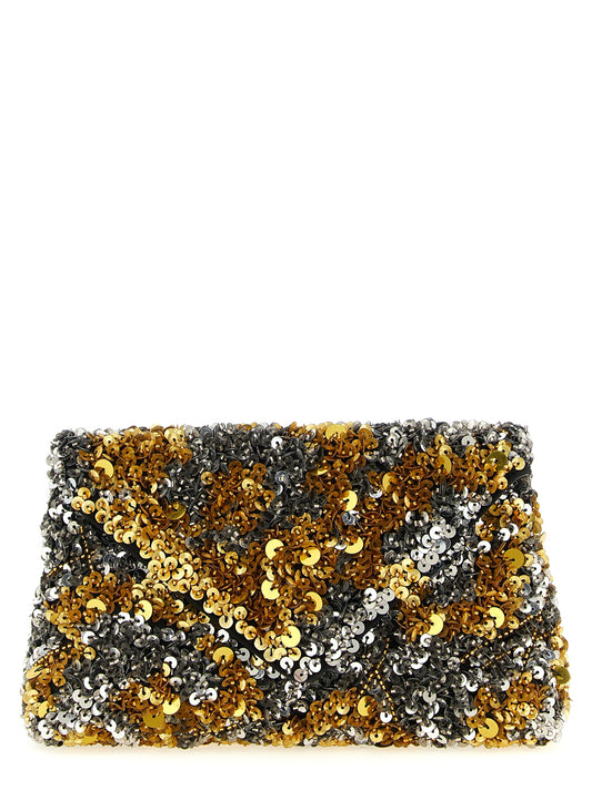 Dries Van Noten Embellished Envelope Clutch