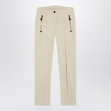 Moncler Grenoble Ivory slim trousers in GORE-TEX