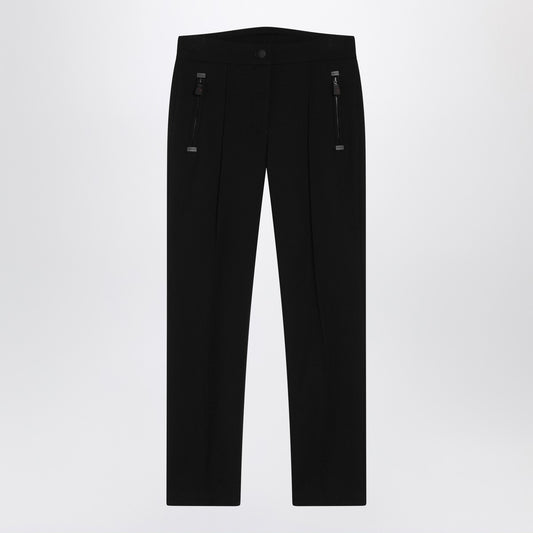 Moncler Grenoble Black slim trousers in GORE-TEX