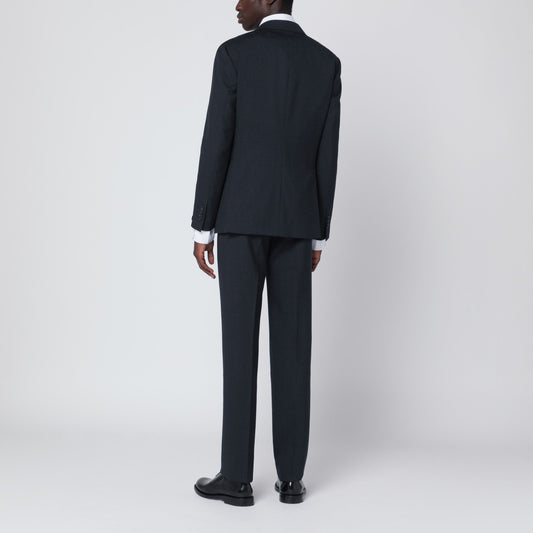 Tagliatore Blue single-breasted wool suit