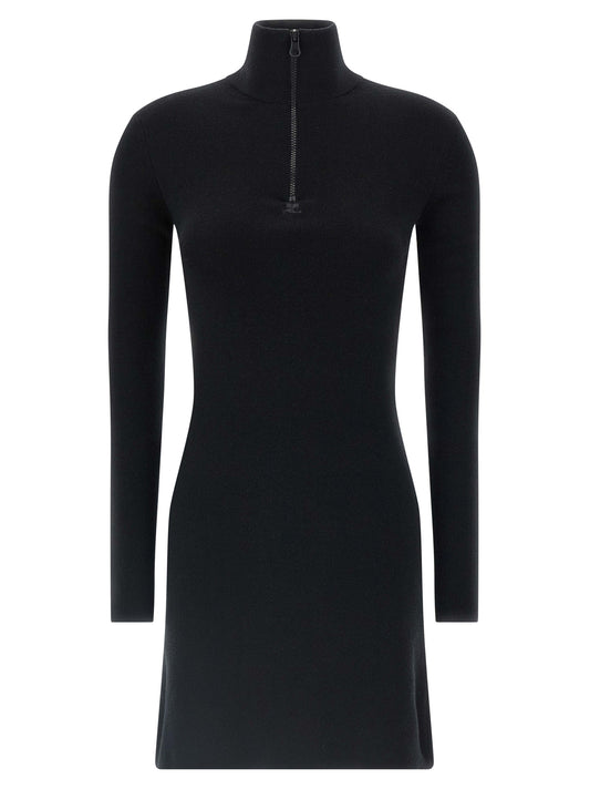 Courreges Wool Knit Dress