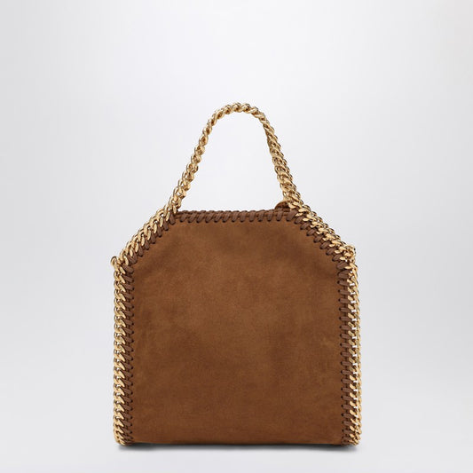 Stella McCartney Brandy coloured Micro Falabella tote bag