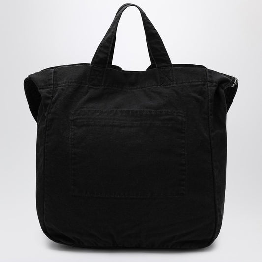 Polo Ralph Lauren Large black canvas tote bag with logo