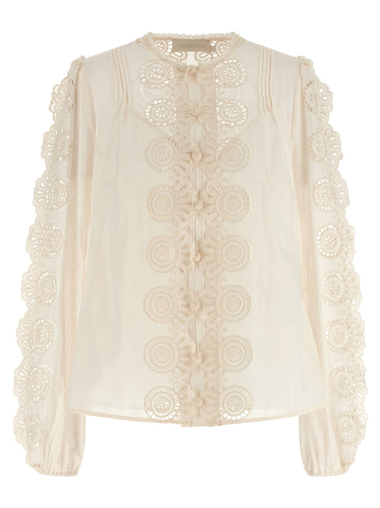 Zimmermann Lucky Embroidered Blouse