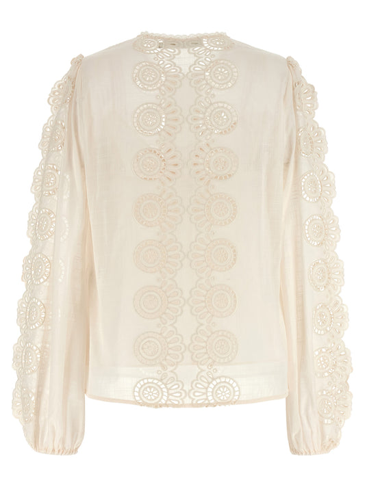 Zimmermann Lucky Embroidered Blouse