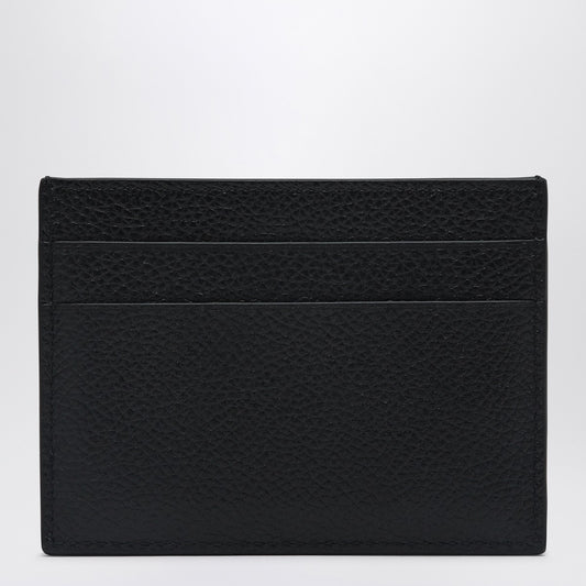 Balenciaga Cash black cardholder in grained leather