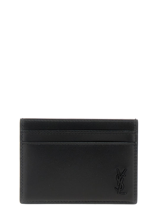 Saint Laurent Logo Leather Cardholder