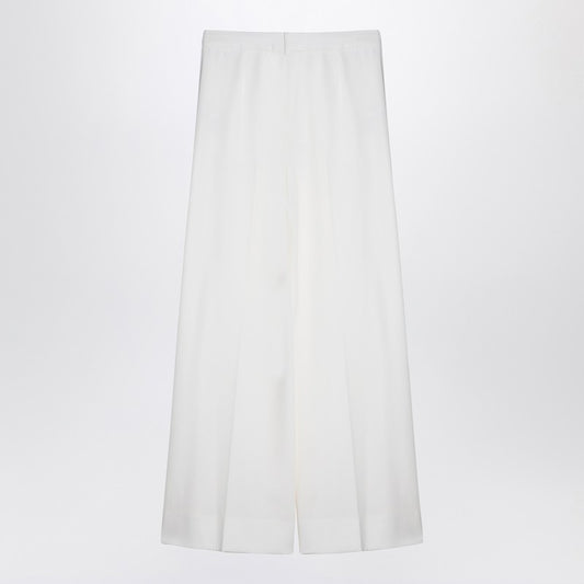 Stella McCartney Cream-coloured wool flared trousers
