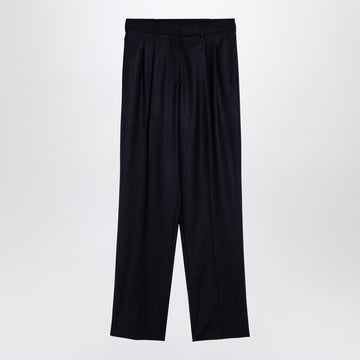 Stella McCartney Navy wool pleated trousers