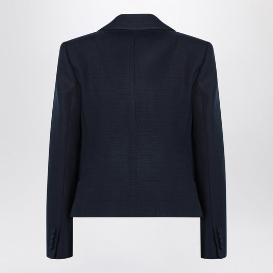 Valentino Blue viscose jacket with bow