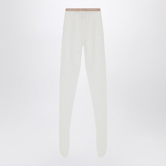 Valentino Garavani Ivory lace tights