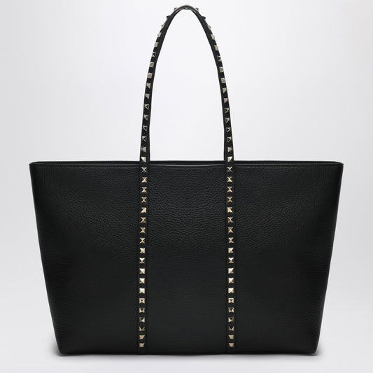 Valentino Garavani Rockstud medium tote bag in black leather