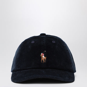 Polo Ralph Lauren Navy blue corduroy baseball cap