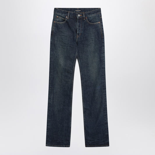 Saint Laurent Nico jeans in Heritage indigo denim